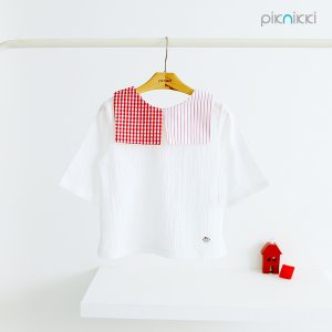 [피크니키]카라 7부 셔츠(여름)